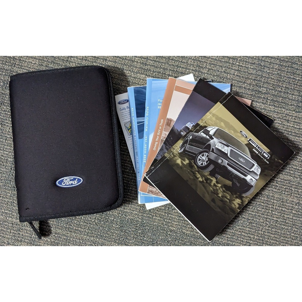 2008 Ford F150 Truck Owner Manual Guide Book Cloth‎ Case OEM Lot